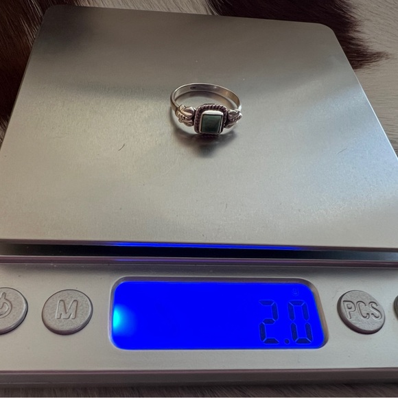 ❤️ Sonoran Gold Turquoise 6.5 Size Ring 925 Southwestern Navajo Style 2 Gm - Picture 10 of 14